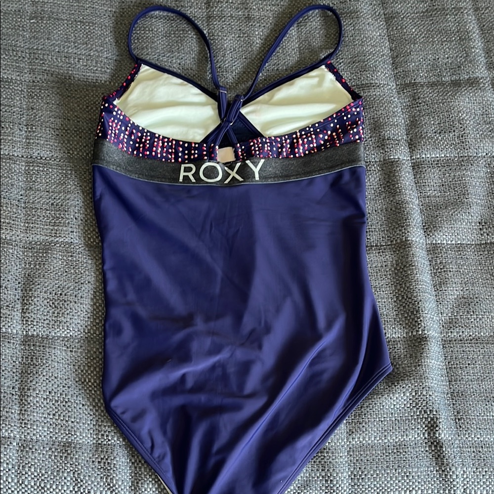 Roxy Blue Purple One-Piece Swimsuit